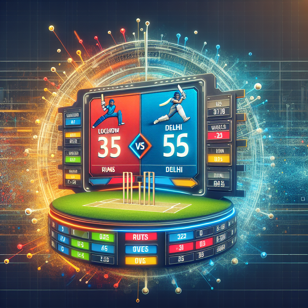 Lucknow versus delhi live score
